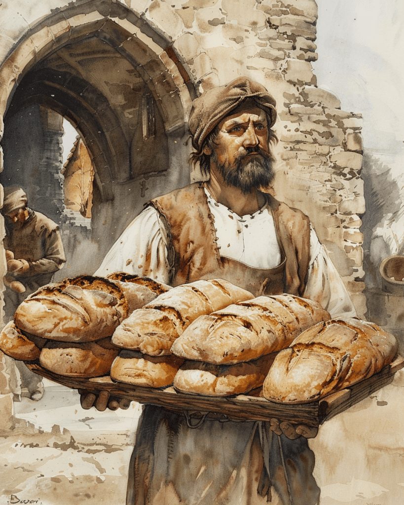 Medieval baker