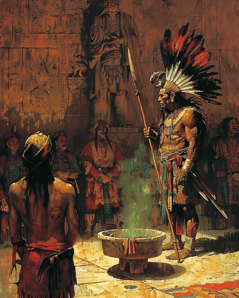 Aztec human sacrifice