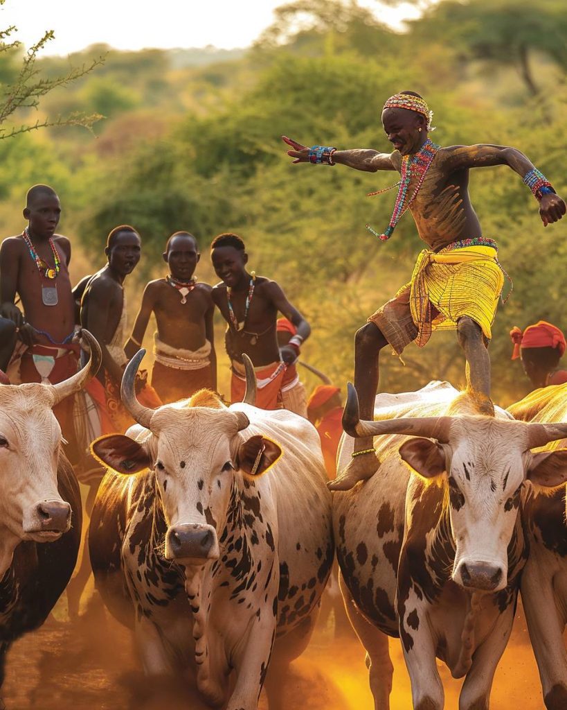 Hamar Cow Jumping Ceremony